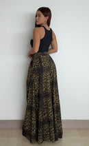 Pantalón Palazzo animal print