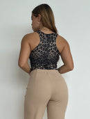 Blusa manga sisa estampada