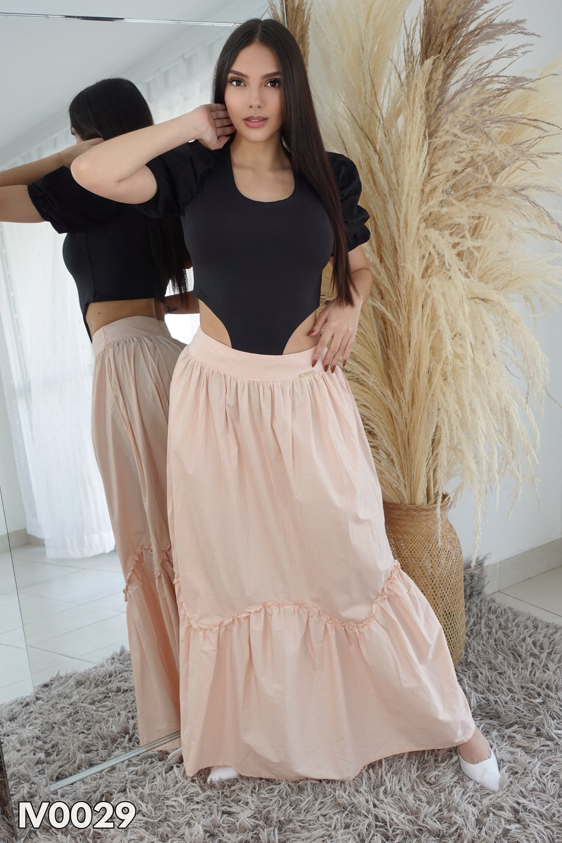 Body Manga Corta Abertura Cintura