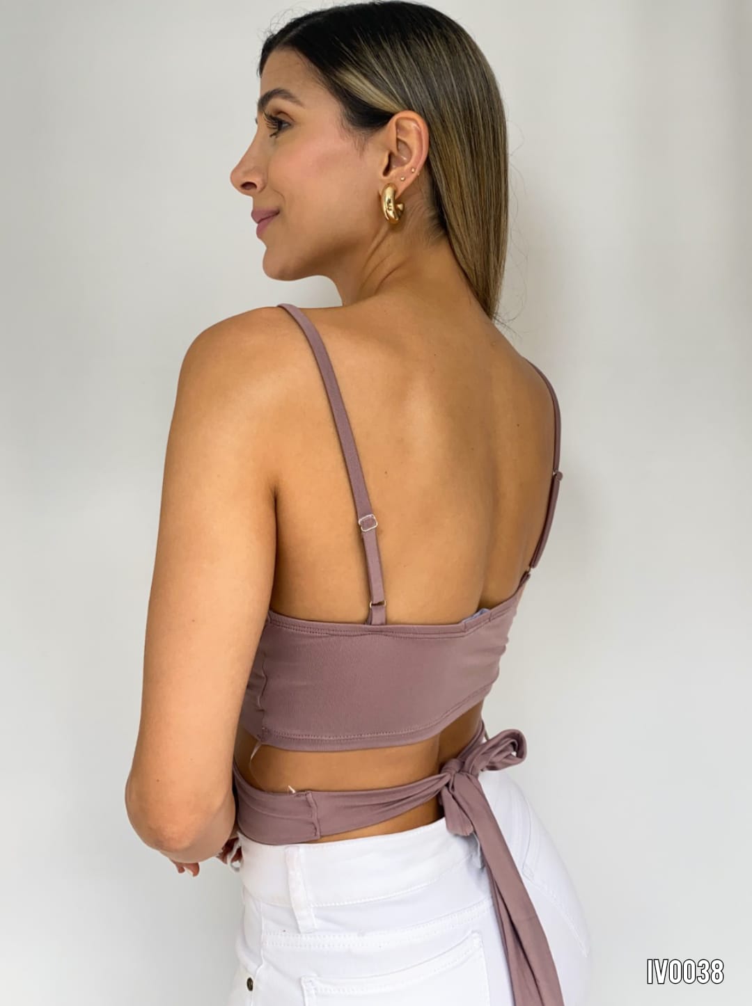 Blusa Tiras Centro Mono