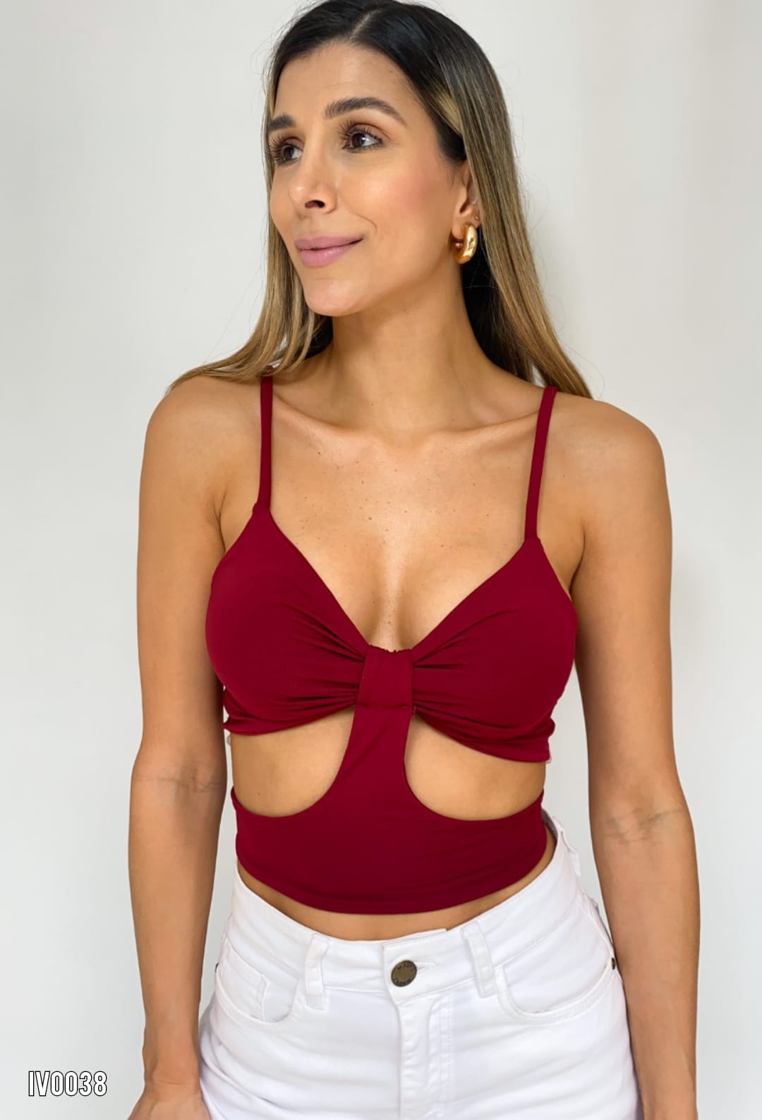 Blusa Tiras Centro Mono