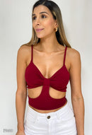 Blusa Tiras Centro Mono