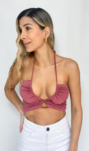 Blusa Tiras Amarrar Cuello