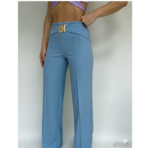 Pantalon Fajon Ancho Hebilla Enganche