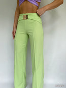 Pantalon Fajon Ancho Hebilla Enganche