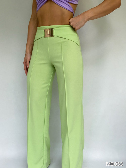 Pantalon Fajon Ancho Hebilla Enganche