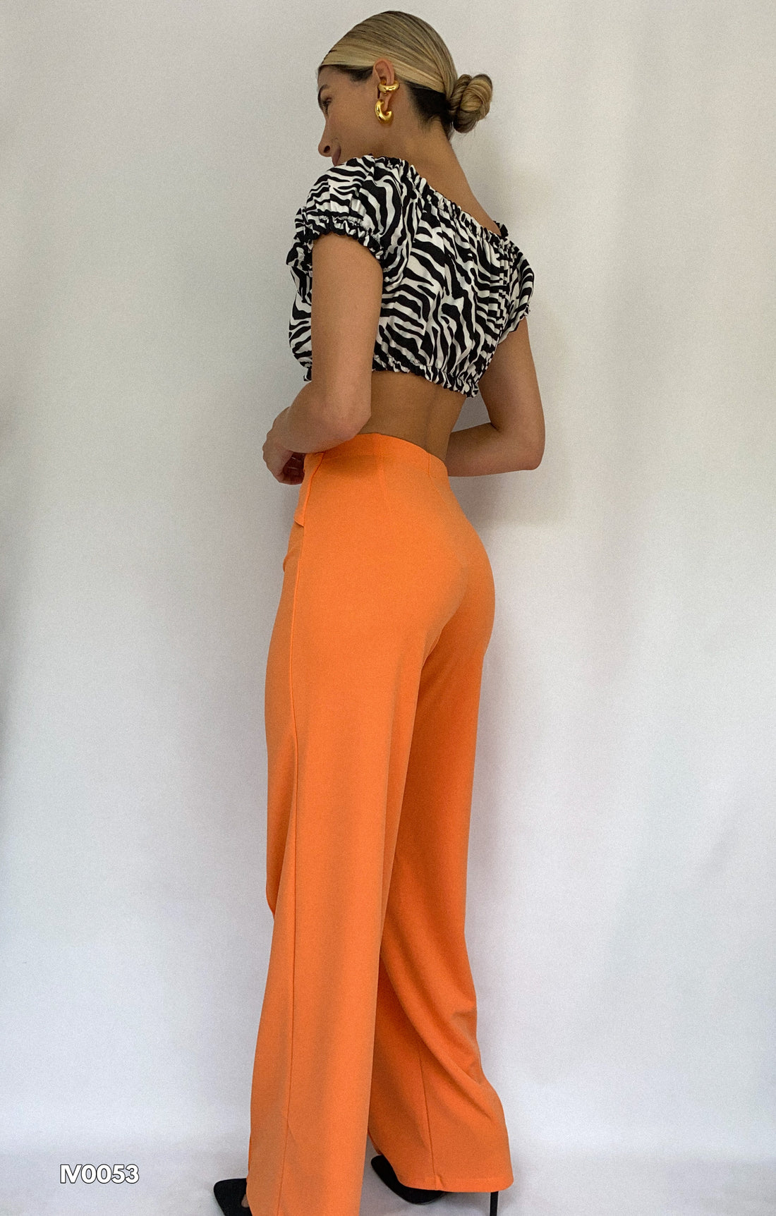 Pantalon Fajon Ancho Hebilla Enganche