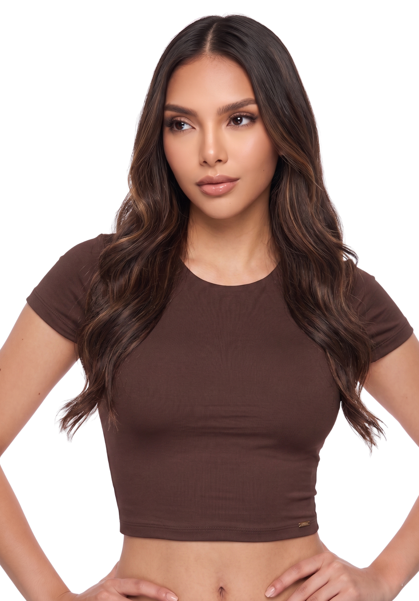 Blusa Manga Corta Cuello Redondo