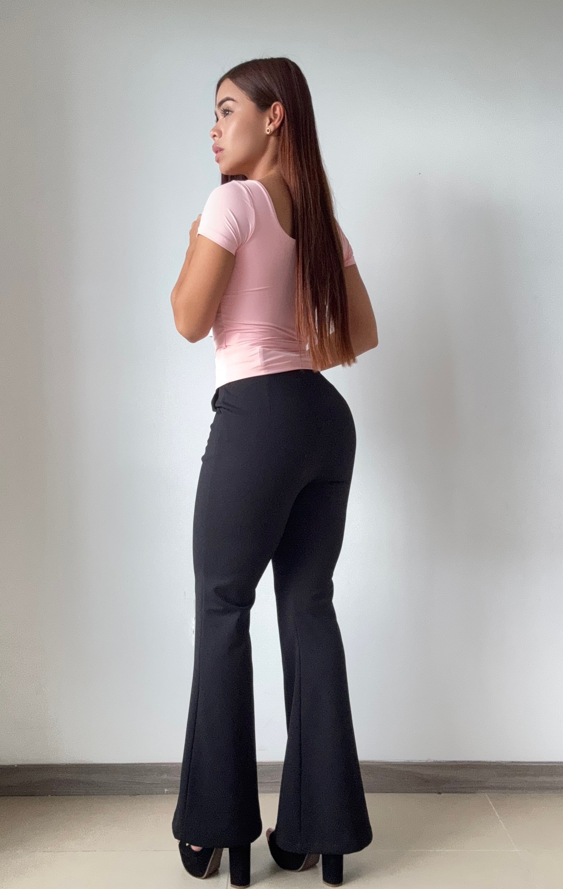 Blusa Manga Corta Escote Cuadrado