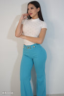 Blusa Manga Corta Unicolor