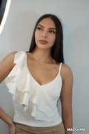 Blusa Tira Manga 2 Boleros Asimetrica