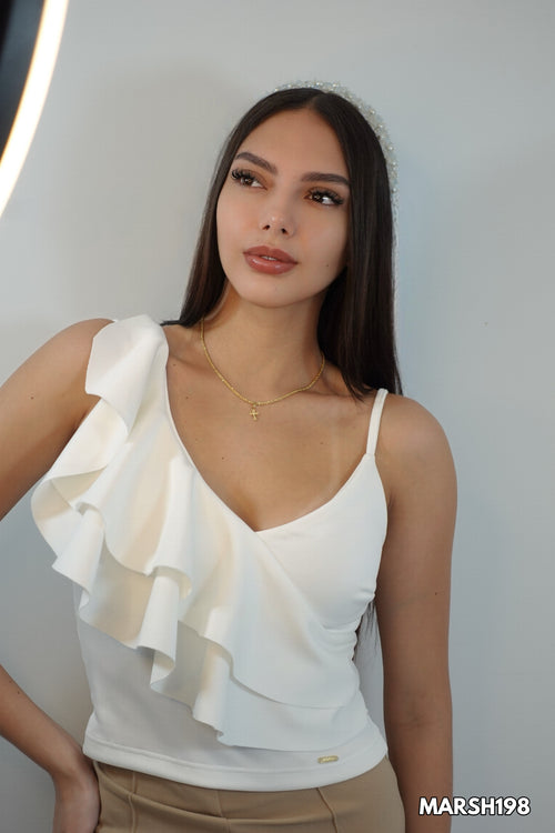 Blusa Tira Manga 2 Boleros Asimetrica