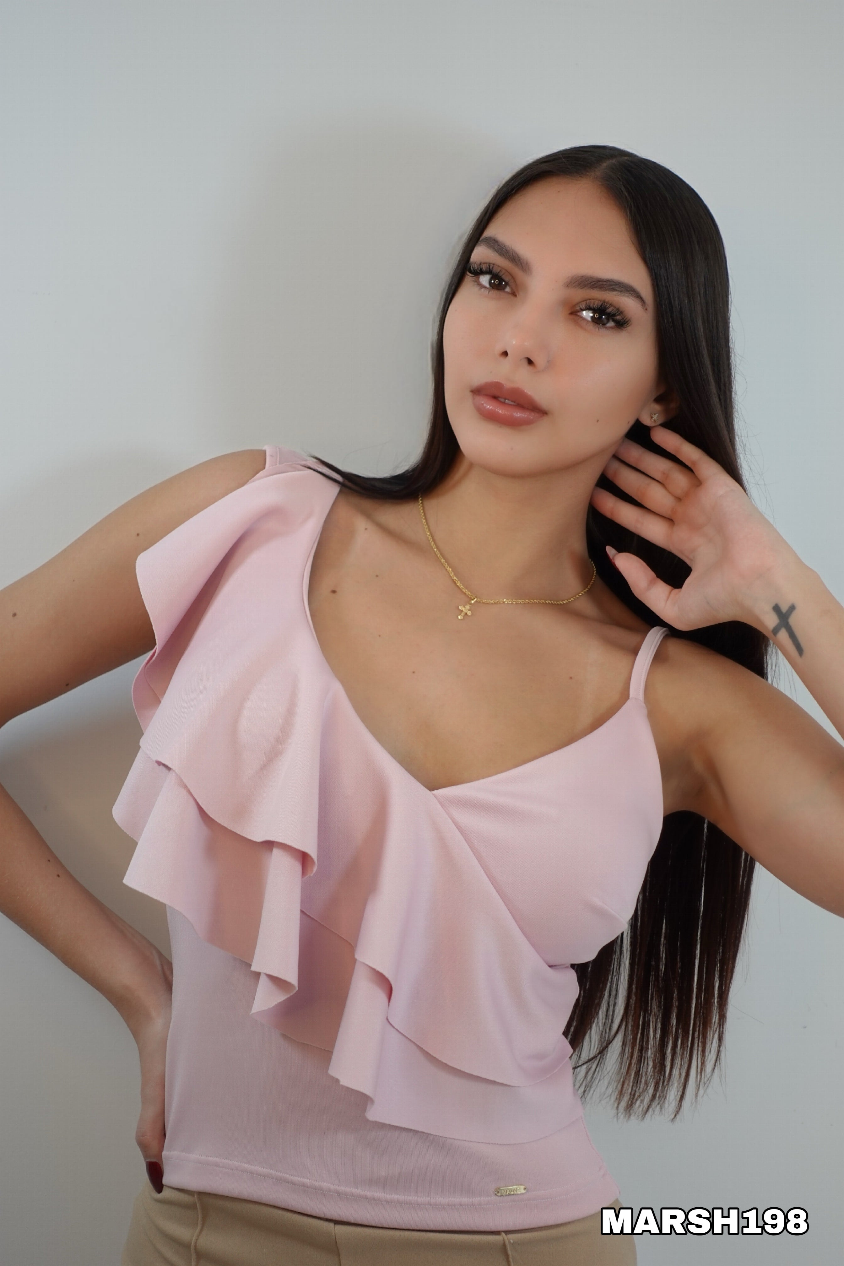 Blusa Tira Manga 2 Boleros Asimetrica