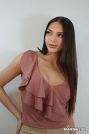 Blusa Tira Manga 2 Boleros Asimetrica