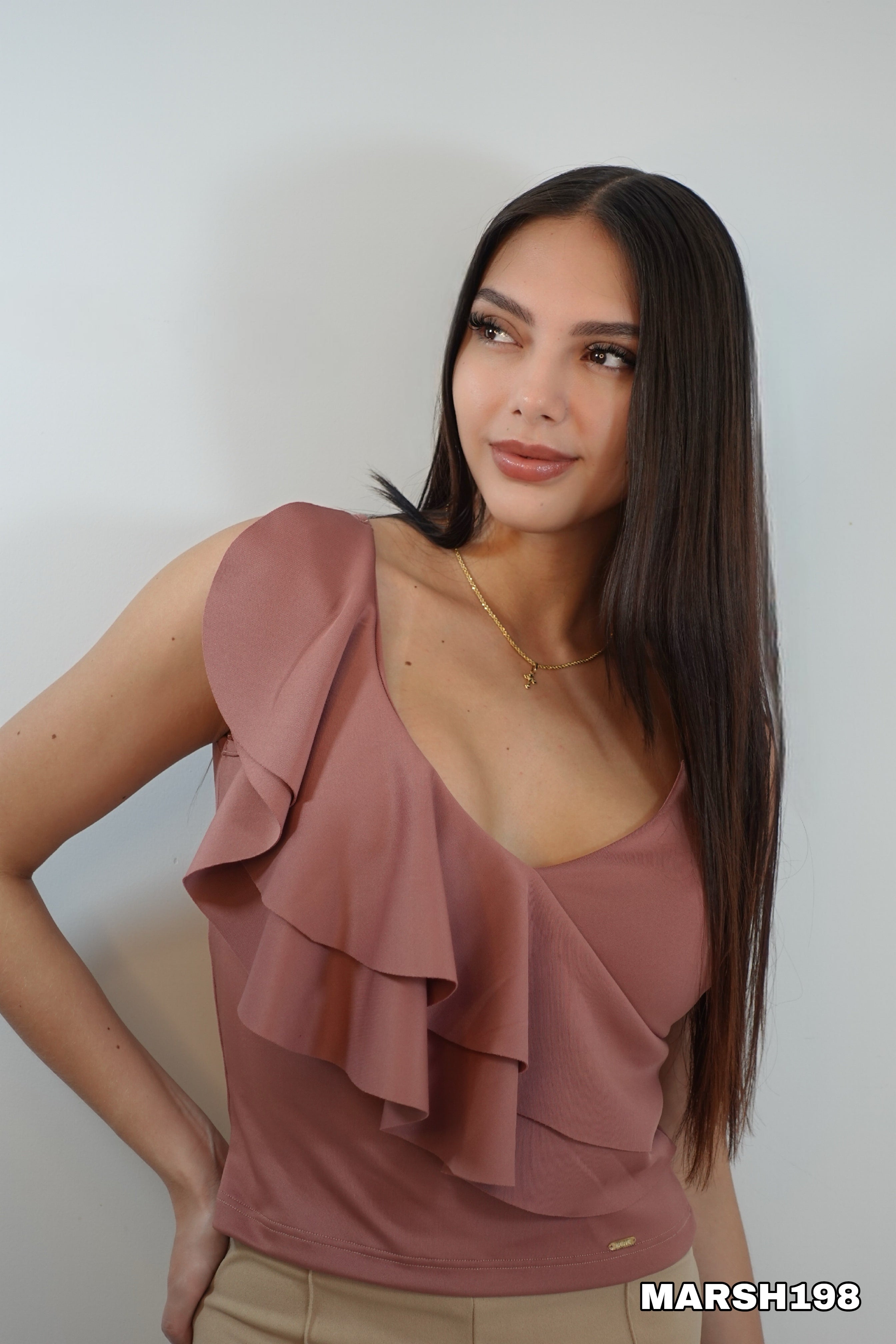 Blusa Tira Manga 2 Boleros Asimetrica
