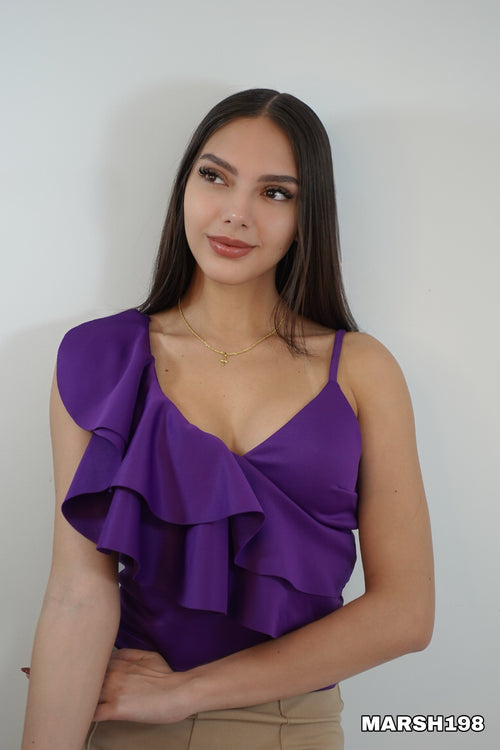 Blusa Tira Manga 2 Boleros Asimetrica