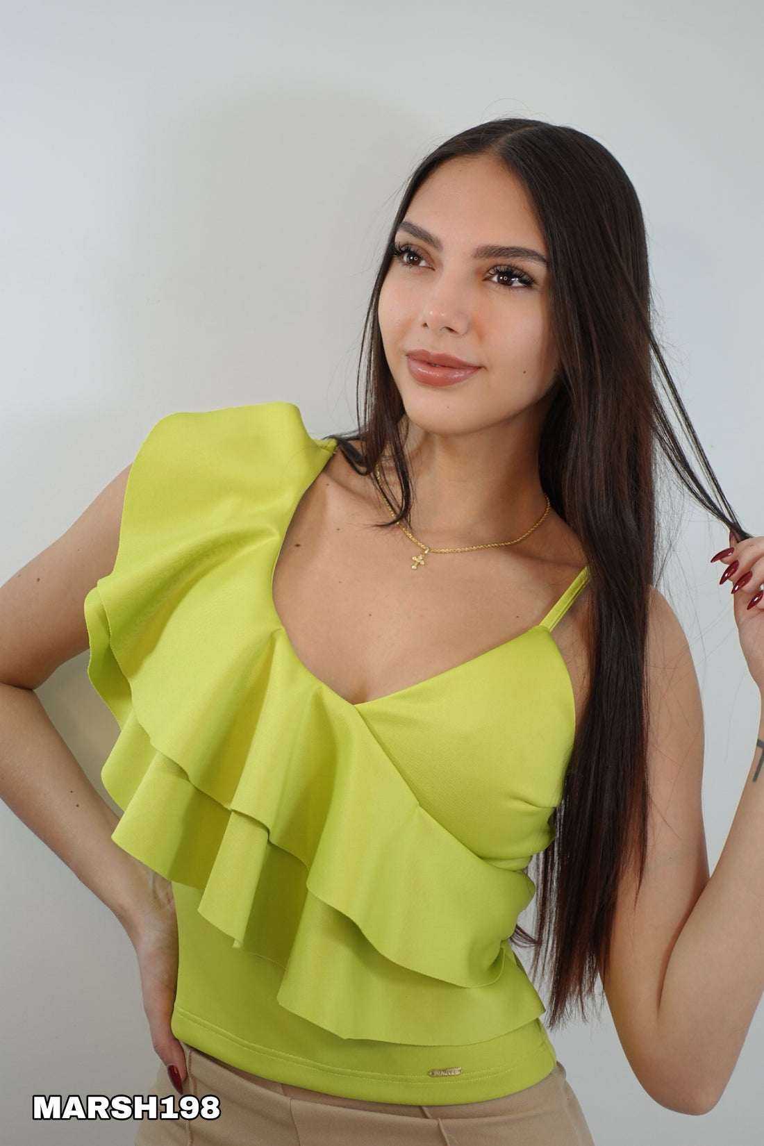 Blusa Tira Managa 2 Boleros Asimetrica
