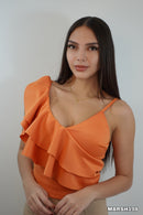 Blusa Tira Manga 2 Boleros Asimetrica