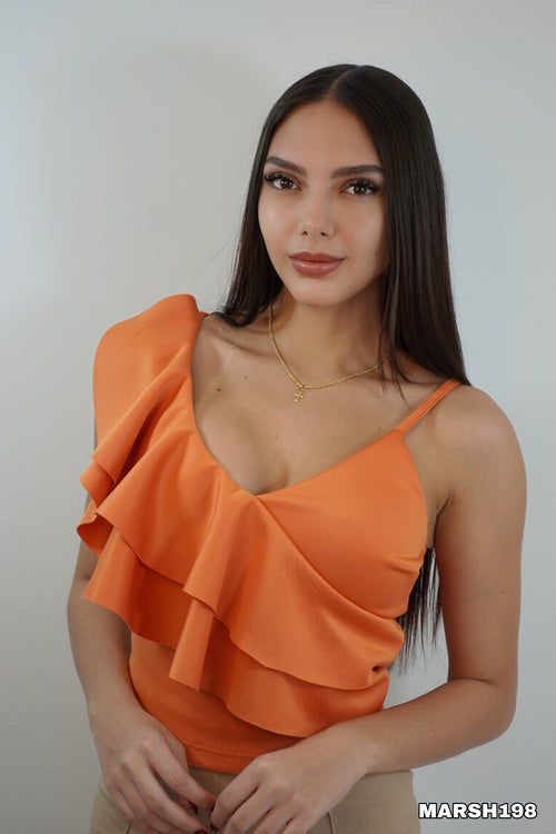 Blusa Tira Manga 2 Boleros Asimetrica