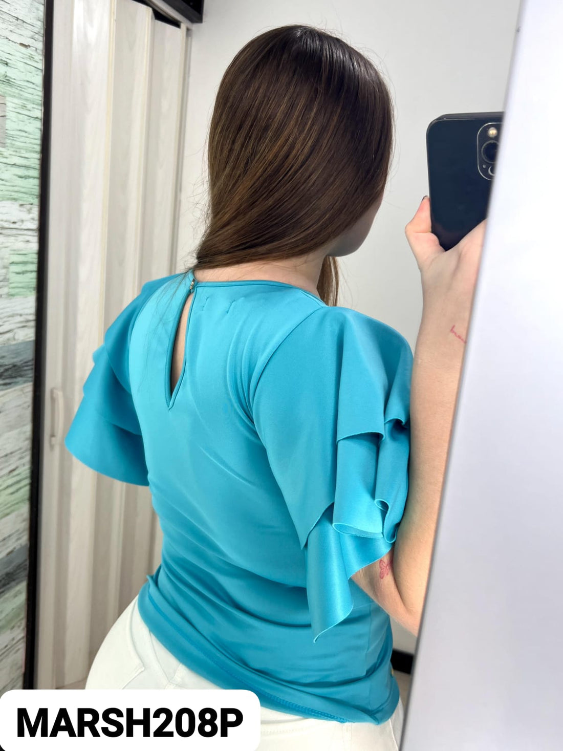Blusa Manga Corta Bolero Talla Plus