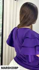 Blusa Manga Corta Bolero Talla Plus