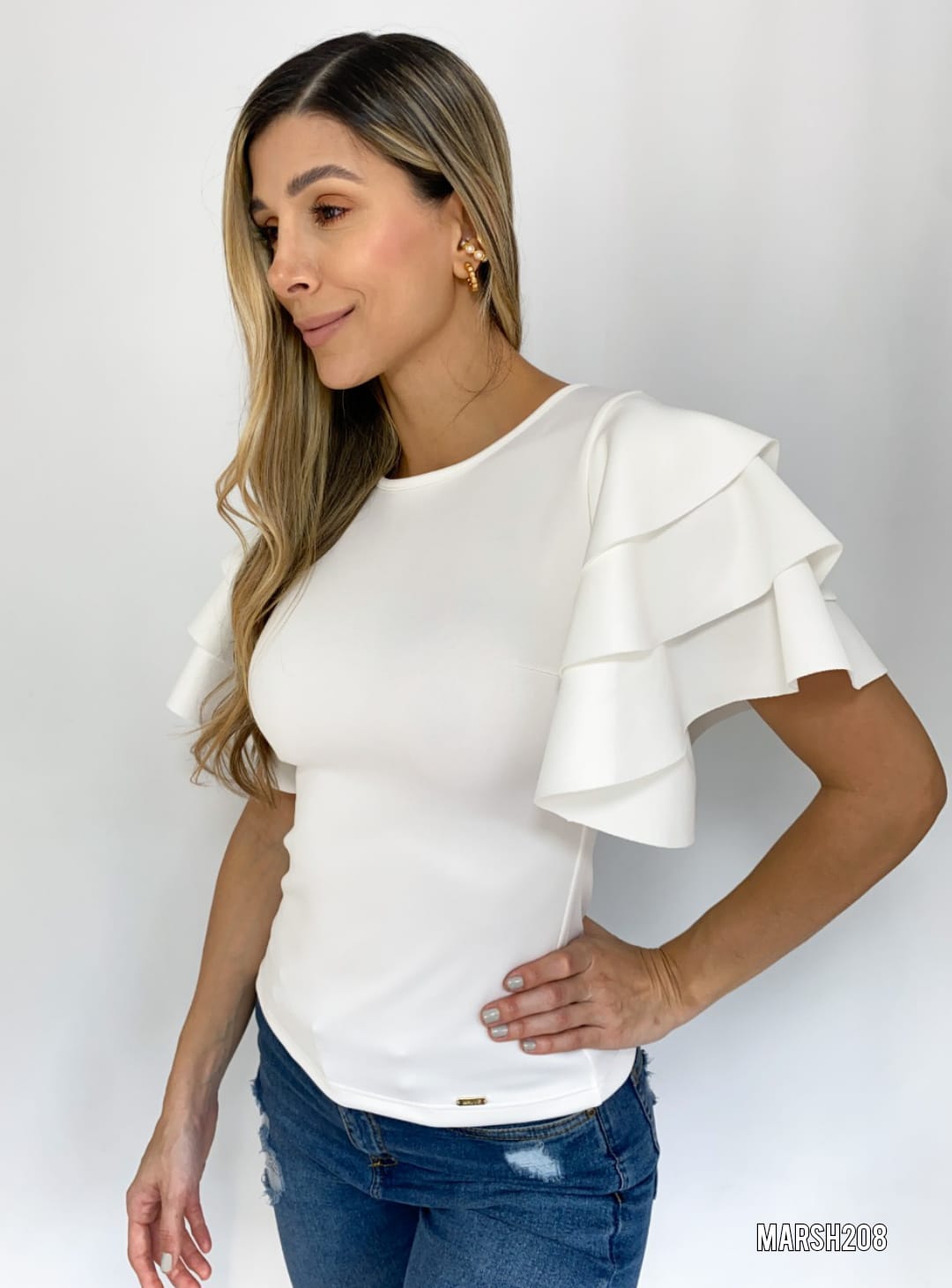 Blusa Manga Bolero 3 Tiempos