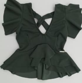 Blusa Manga Sisa Bolero Cruzada Atras