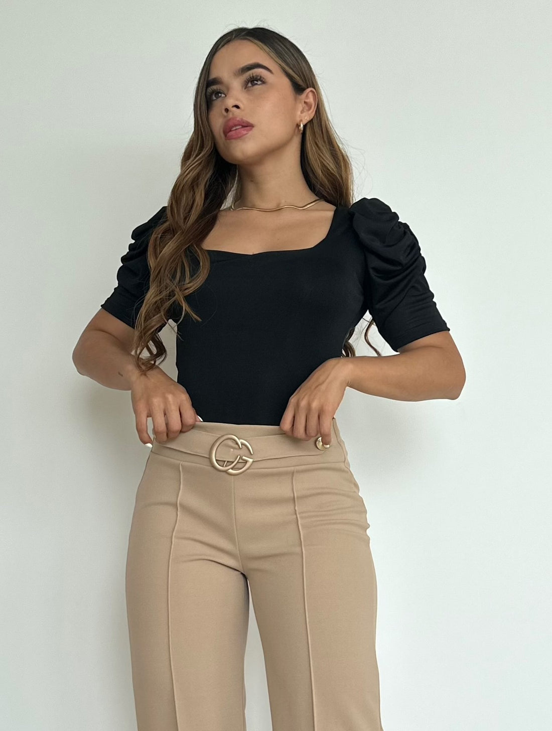Blusa Manga Corta Runche