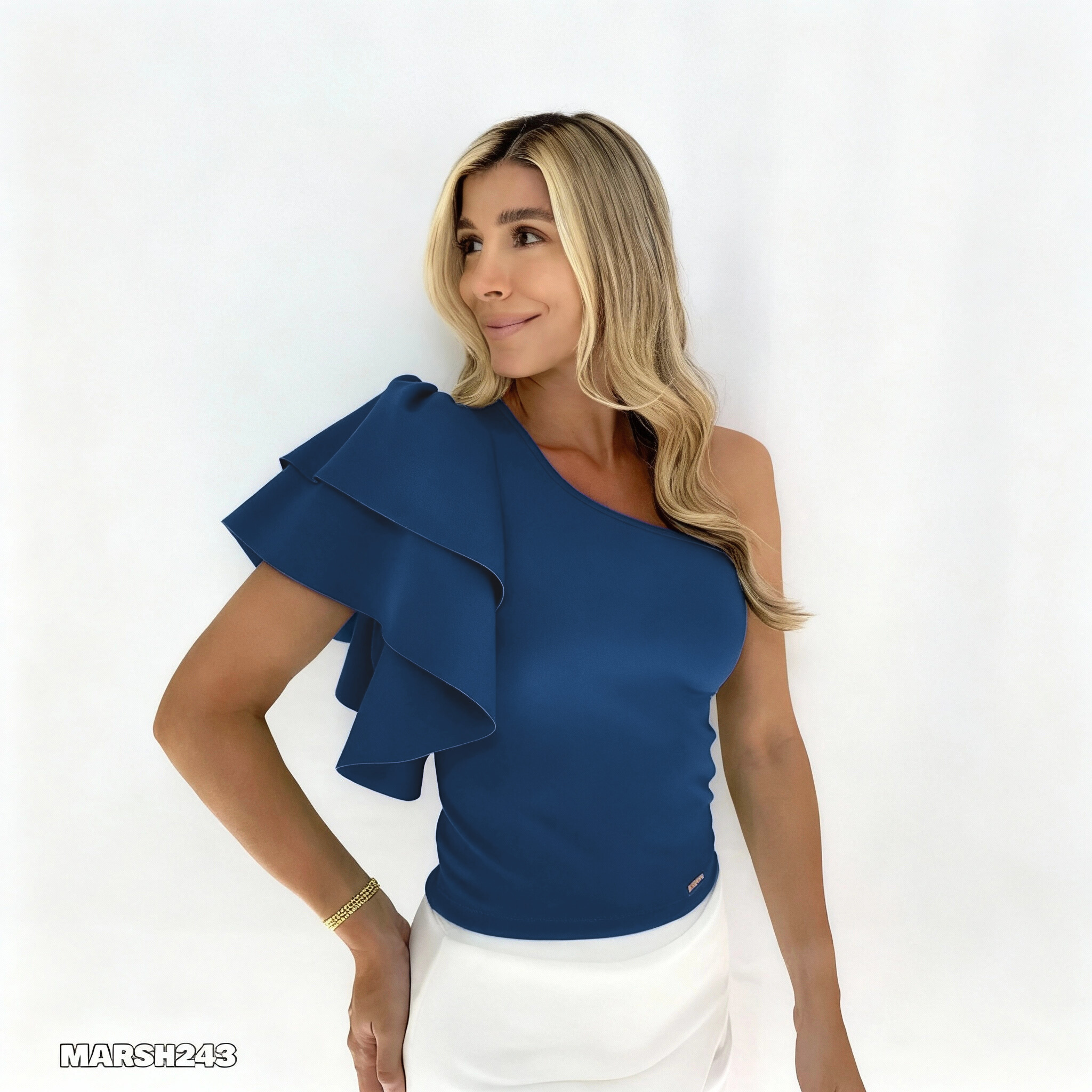 Blusa Asimetrica Dos Boleros En Manga