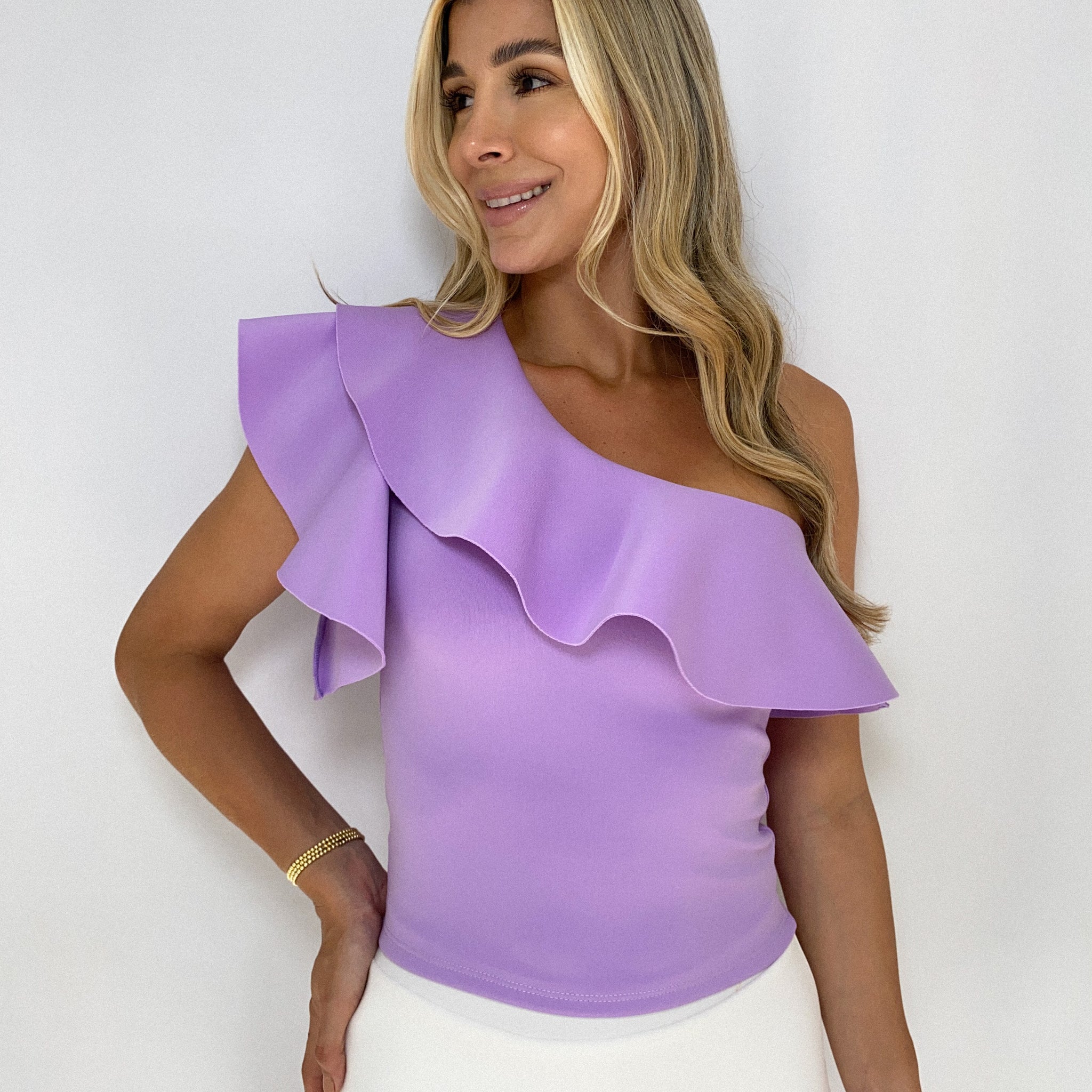 Blusa Asimetrica Con Bolero Lateral