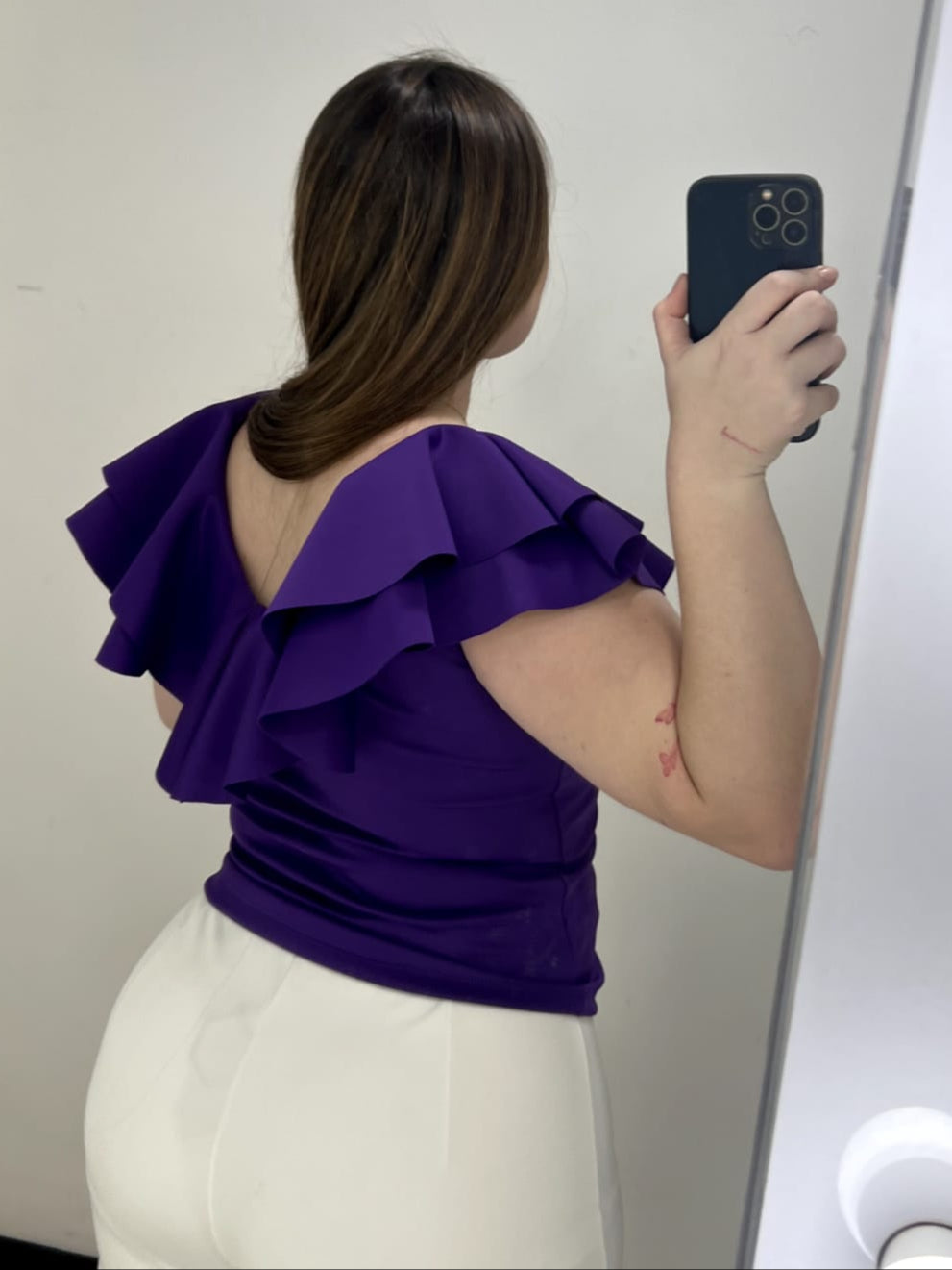 Blusa Manga Sisa Cuello V Boleros Plus