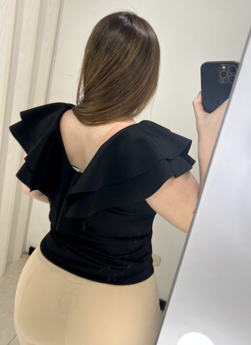 Blusa Manga Sisa Cuello V Boleros Plus