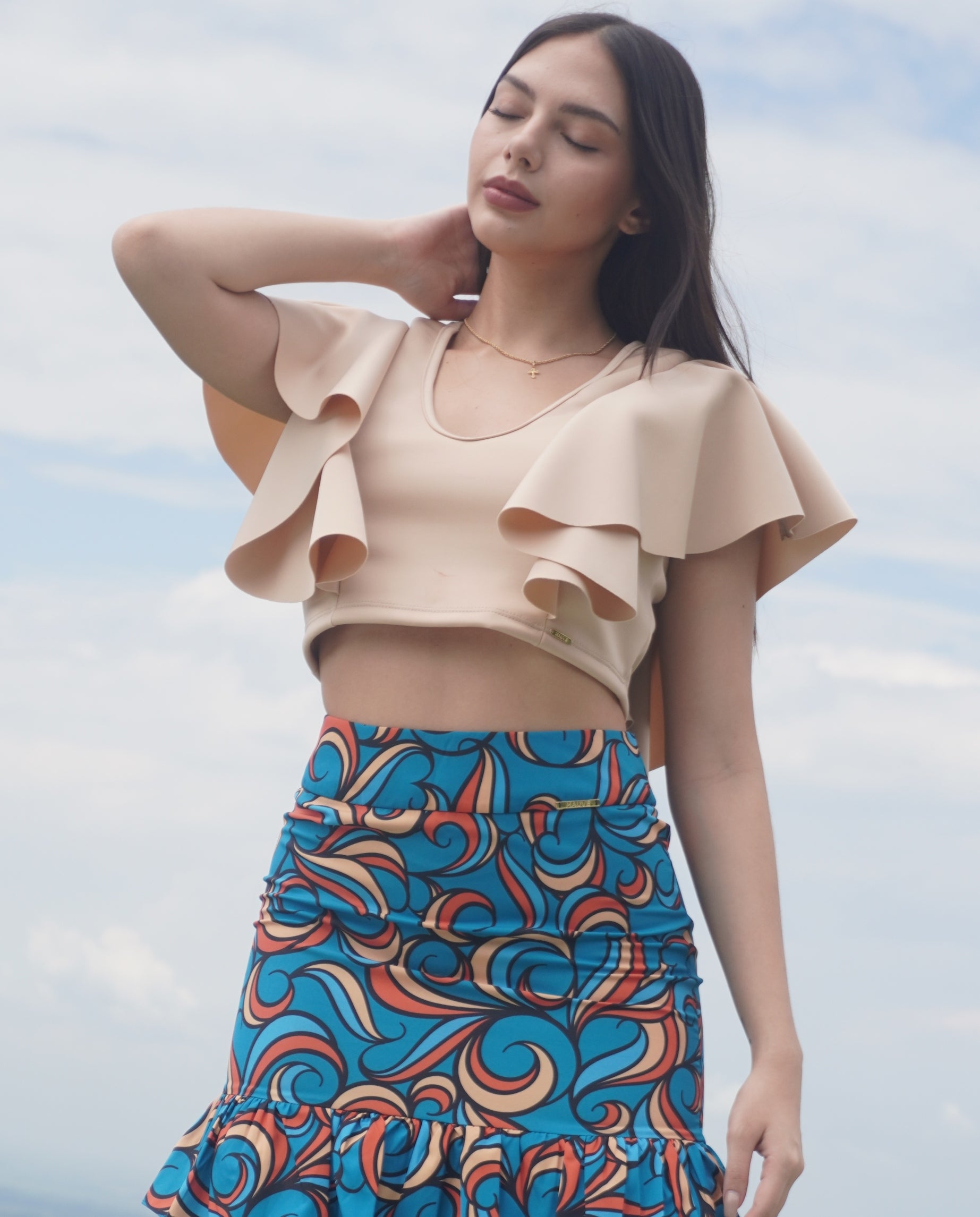 Blusa Manga Boleros Corta