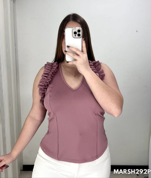 Blusa Manga Sisa Bolero Tallas Plus