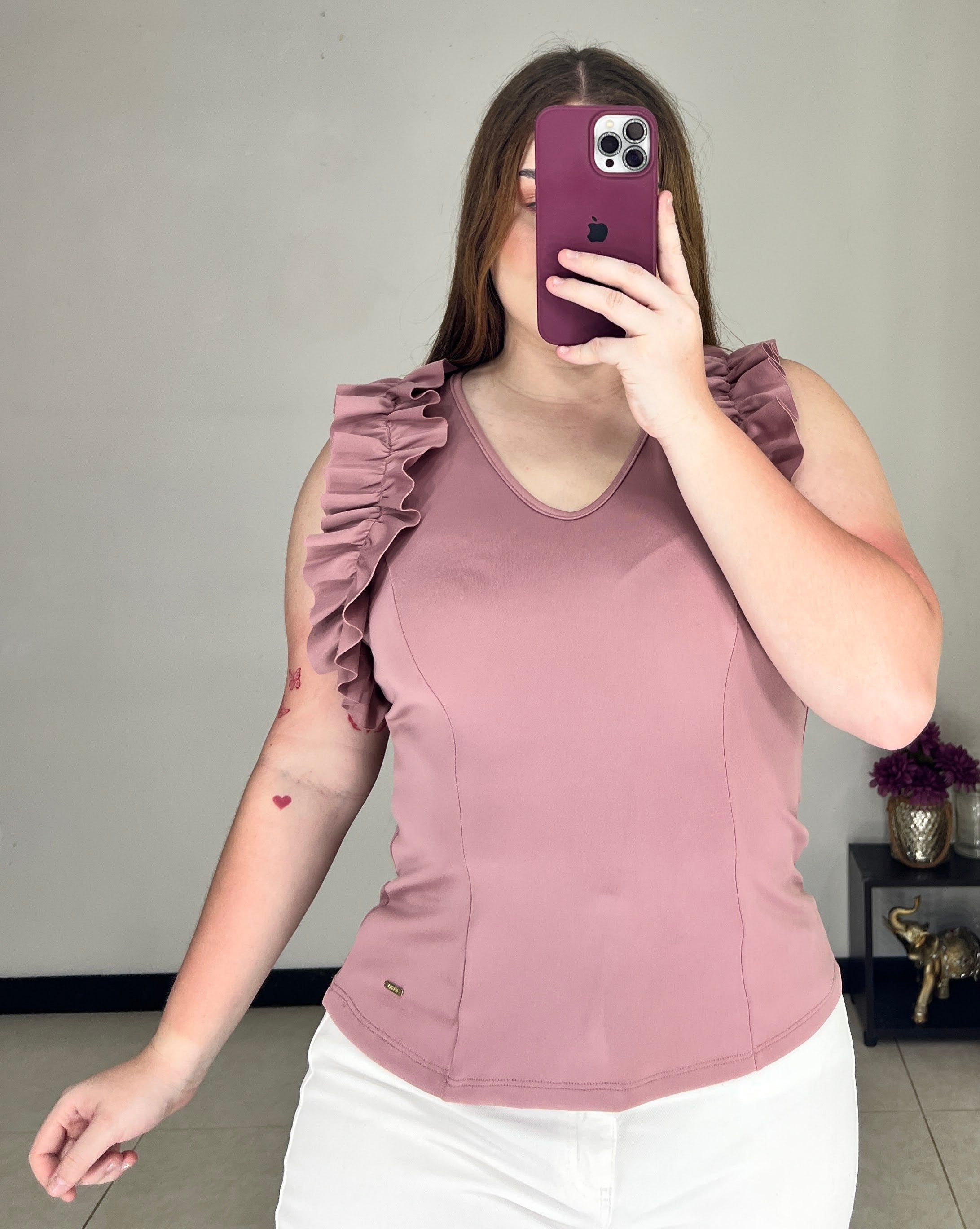 Blusa Manga Sisa Bolero Tallas Plus