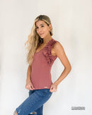 Blusa Manga Sisa Bolero Zurcido