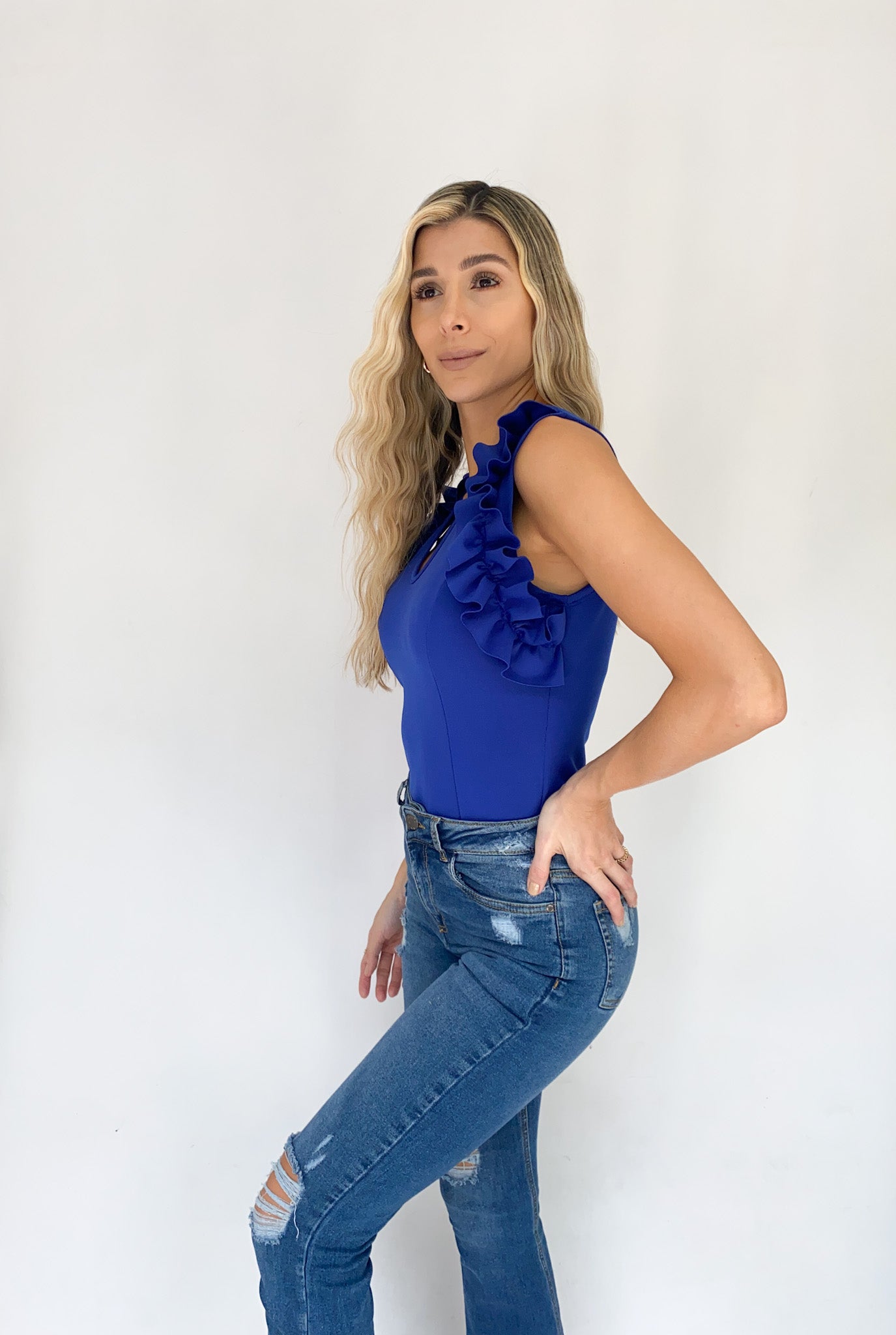 Blusa Manga Sisa Bolero Zurcido