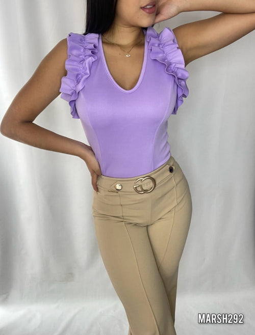 Blusa Manga Sisa Bolero Zurcido