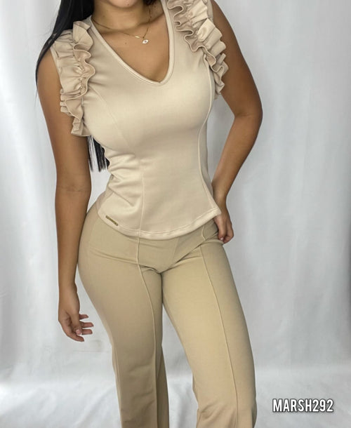 Blusa Manga Sisa Bolero Zurcido