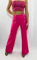 Pantalon Tiro Alto 6 Botones