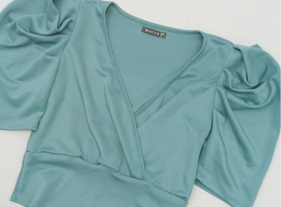 Body escote manga corta bombacha