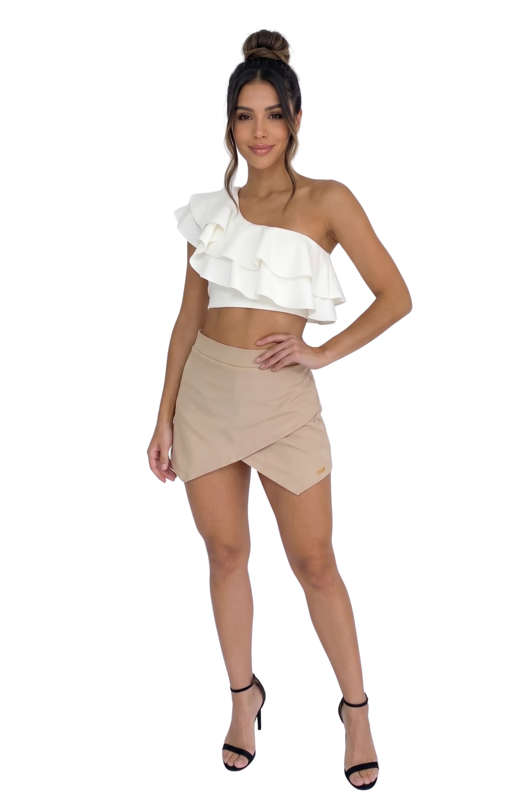 Blusa Corta Asimetrica Dos Boleros