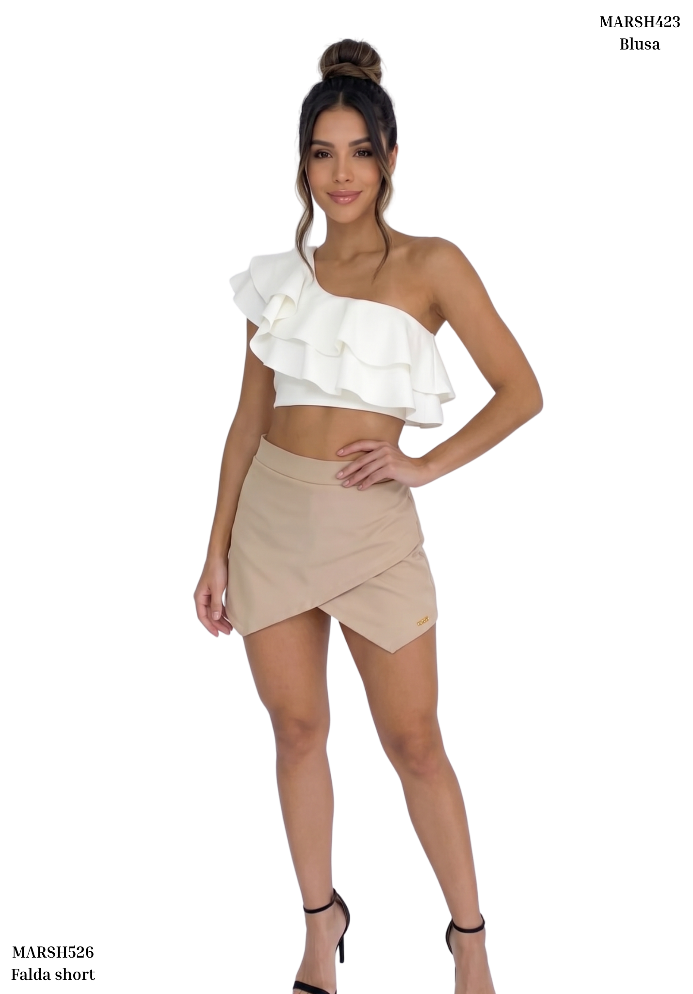 Blusa Corta Asimetrica Dos Boleros