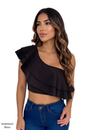 Blusa Corta Asimetrica Dos Boleros