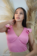 Body Cuello V Manga Bolero