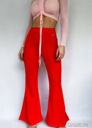 Pantalon Bota Campana Tiro Alto