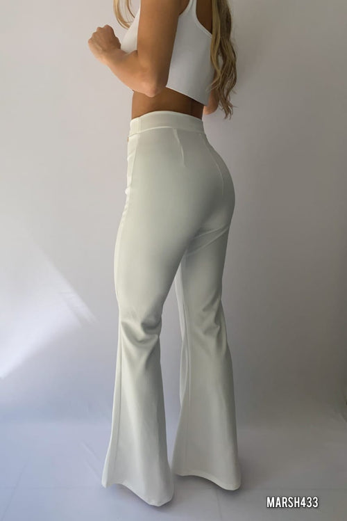 Pantalon Bota Campana Tiro Alto