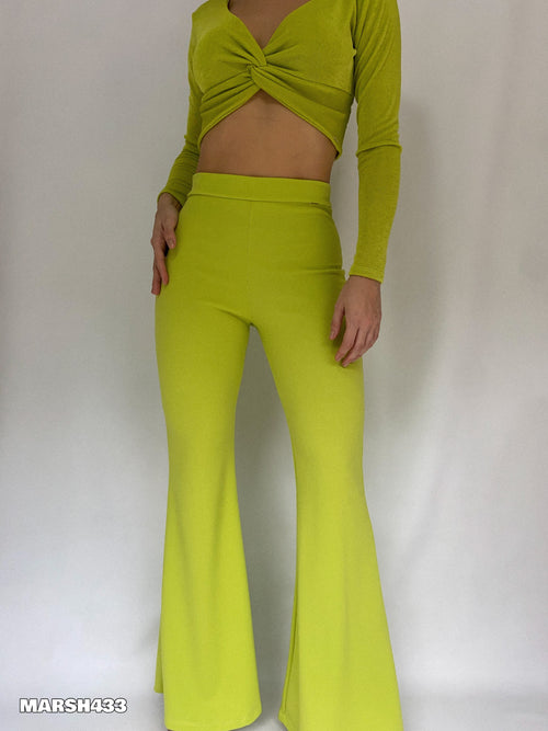 Pantalon Bota Campana Tiro Alto