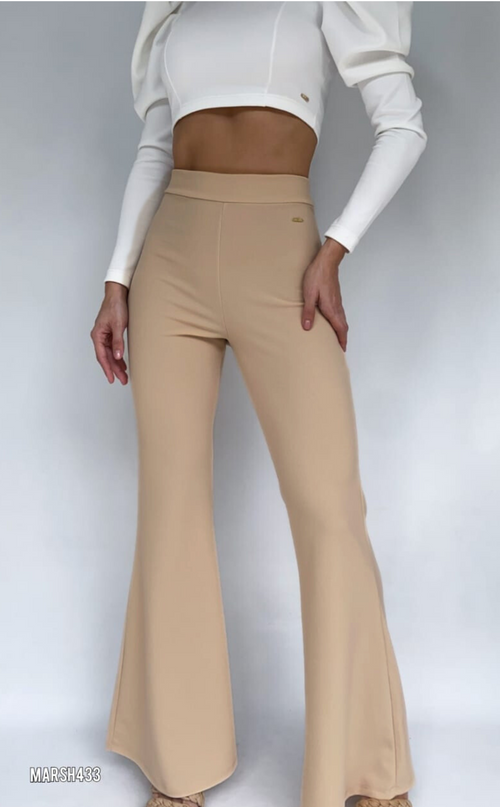 Pantalon Bota Campana Tiro Alto