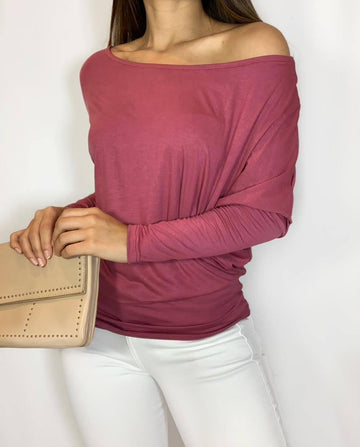 Blusa cuello redondo